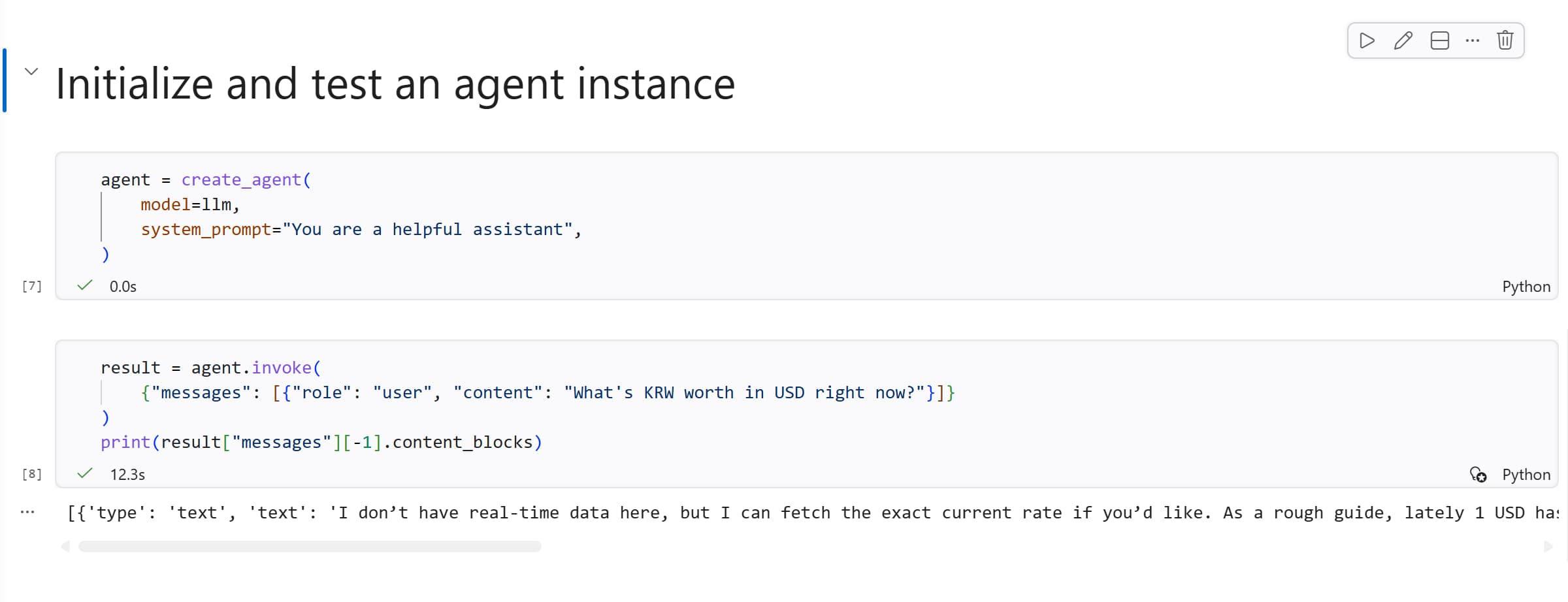 Deploy and test your model