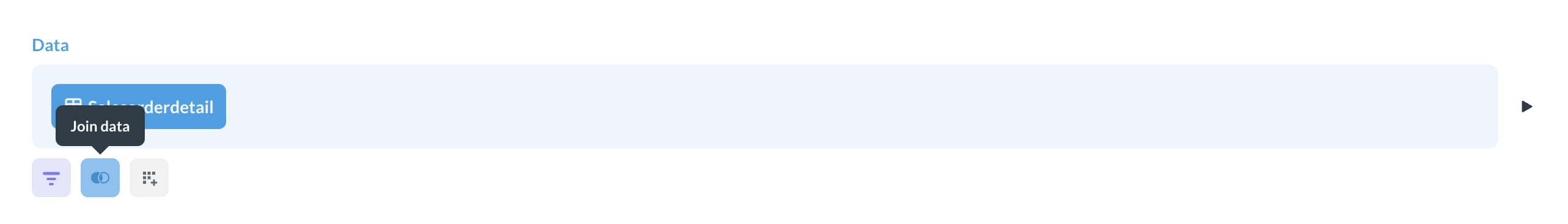 Metabase question builder